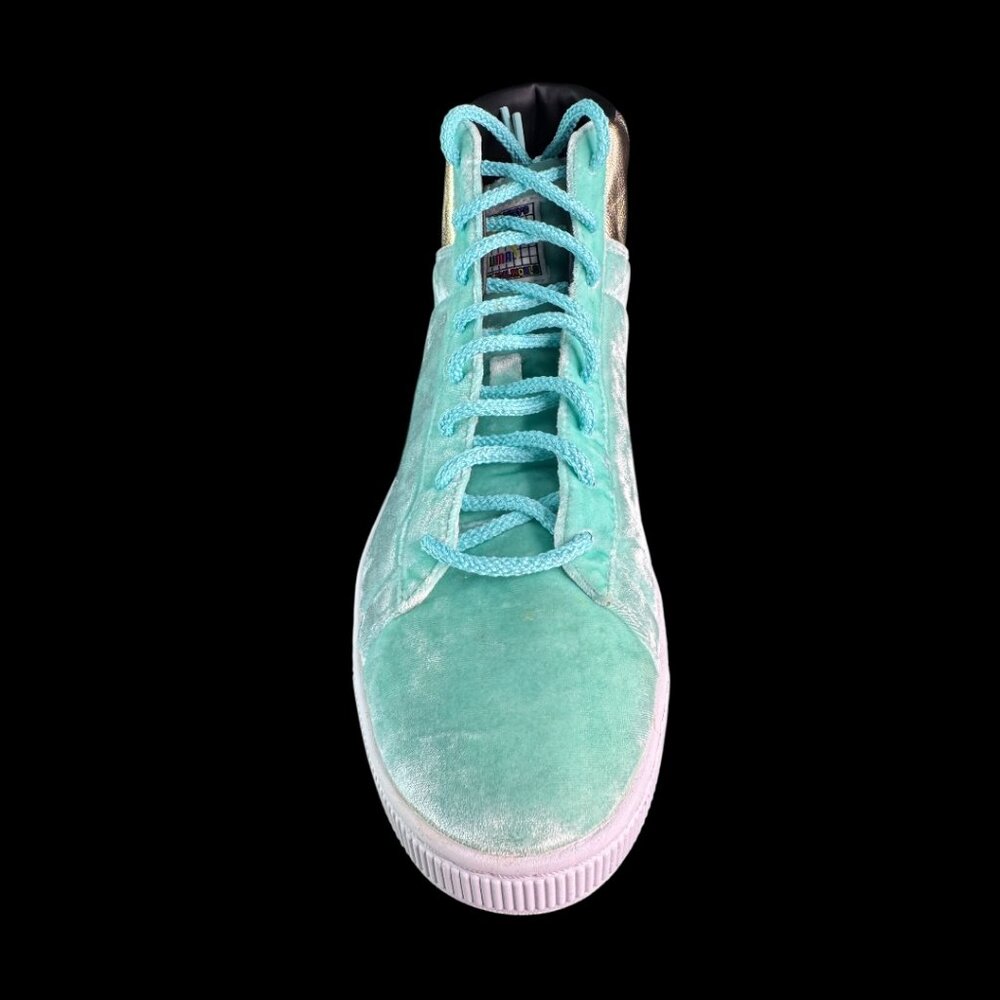 Puma Dee & Ricky x Basket Mid Lady Liberty Whimsical World Velvet Mens Size 10.5 - Picture 8 of 14